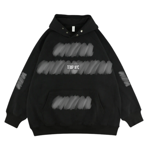 BLACK TEMP HOODIE