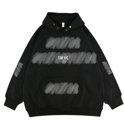 BLACK TEMP HOODIE