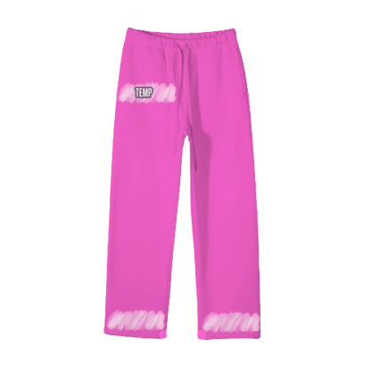 PINK TEMP SWEATPANTS
